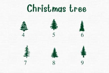 Christmas Tree by Nongyao — Dingbats Font — thumbnail 4