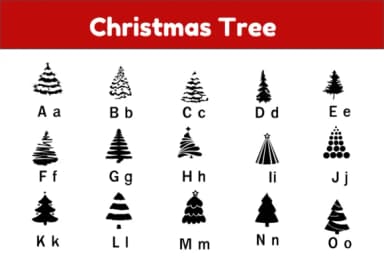 Christmas Tree by Nun Sukhwan — Dingbats Font — thumbnail 2