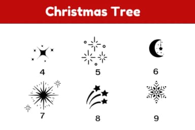 Christmas Tree by Nun Sukhwan — Dingbats Font — thumbnail 4
