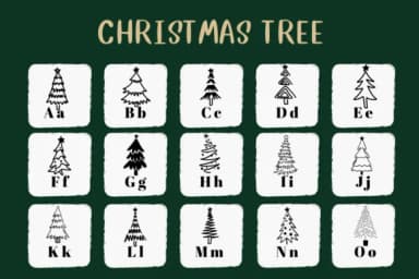 Christmas Tree by CHANOK — Dingbats Font — thumbnail 2