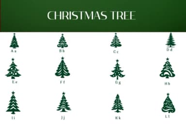 Christmas Tree by Heartcraft Atelier — Dingbats Font — thumbnail 2