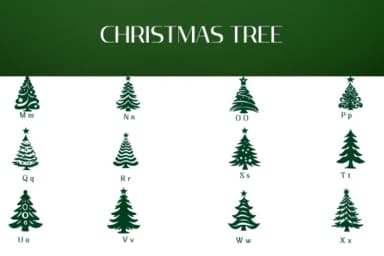 Christmas Tree by Heartcraft Atelier — Dingbats Font — thumbnail 3
