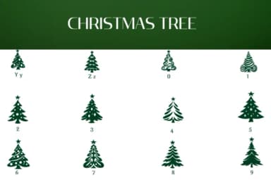 Christmas Tree by Heartcraft Atelier — Dingbats Font — thumbnail 4