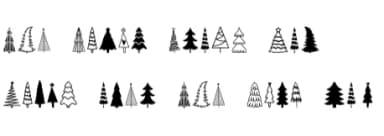 Christmas Tree by HarperNCo — Dingbats Font — thumbnail 6