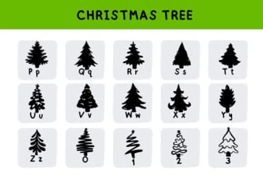 Christmas Tree by Bee piyanuch — Dingbats Font — thumbnail 7