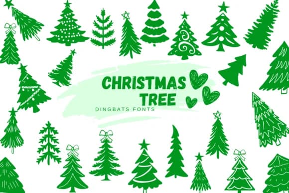 Christmas Tree by Suphitchaya — Dingbats Font