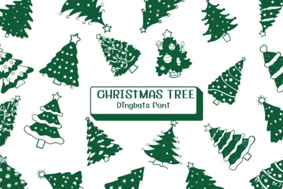 Christmas Tree by Ketsarin — Dingbats Font