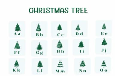 Christmas Tree by Ketsarin — Dingbats Font — thumbnail 2
