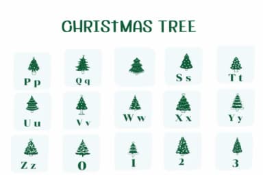 Christmas Tree by Ketsarin — Dingbats Font — thumbnail 3