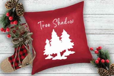 Christmas Tree Shadow by Suphitchaya — Dingbats Font — thumbnail 5