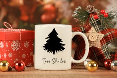 Christmas Tree Shadow by Suphitchaya — Dingbats Font — thumbnail 7