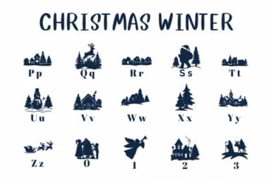 Christmas Winter by CHANOK — Dingbats Font — thumbnail 3