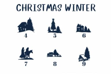 Christmas Winter by CHANOK — Dingbats Font — thumbnail 4