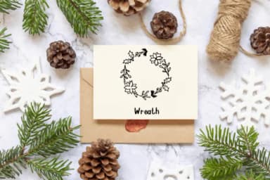 Christmas Wreath by CHANOK — Dingbats Font — thumbnail 5