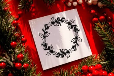Christmas Wreath by CHANOK — Dingbats Font — thumbnail 7