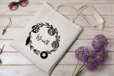 Christmas Wreath by Suphitchaya — Dingbats Font — thumbnail 5