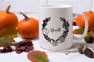 Christmas Wreath by Suphitchaya — Dingbats Font — thumbnail 8