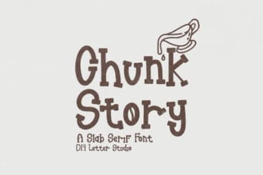 Chunk Story by dmletter31 — Slab Serif Font — thumbnail 1