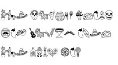 Cinco De Mayo by Nun Sukhwan — Dingbats Font — thumbnail 7