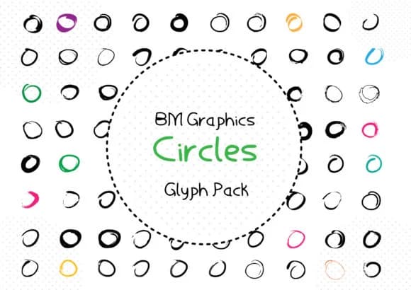 BM Graphics - Circles 2 by GraphicsBam Fonts — Dingbats Font