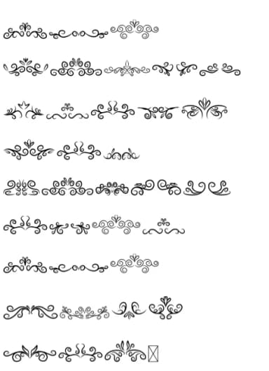 Clamshell Divider by CraftedType Studio — Dingbats Font — thumbnail 5