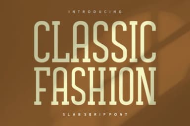 Classic Fashion by Anto (7NTypes) — Slab Serif Font — thumbnail 1