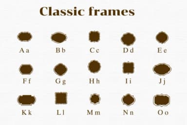 Classic Frames by Nongyao — Dingbats Font — thumbnail 2