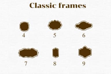 Classic Frames by Nongyao — Dingbats Font — thumbnail 4