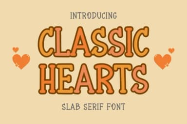 Classic Hearts by CraftedType Studio — Slab Serif Font — thumbnail 1