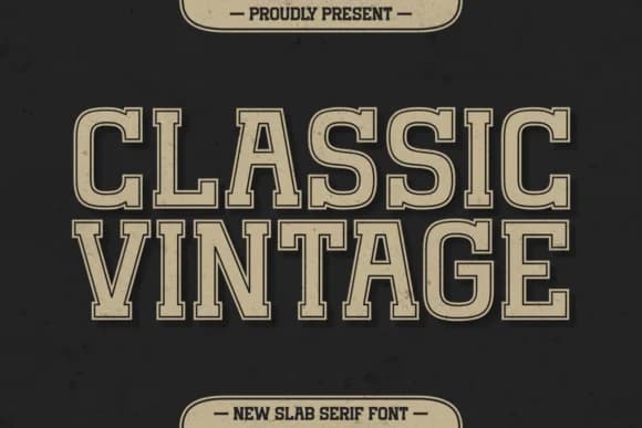 Classic Vintage by Refy (7NTypes) — Slab Serif Font