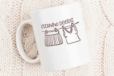 Cleaning Doodle by Sirinart — Dingbats Font — thumbnail 5