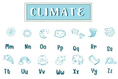 Climate by PraewDesigns — Dingbats Font — thumbnail 3