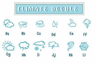 Climate Doodle by PraewDesigns — Dingbats Font — thumbnail 2