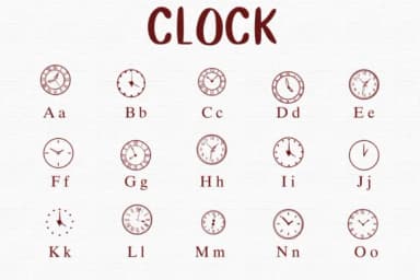 Clock by Nongyao — Dingbats Font — thumbnail 2