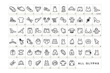 Clothing by YandiDesigns — Dingbats Font — thumbnail 2