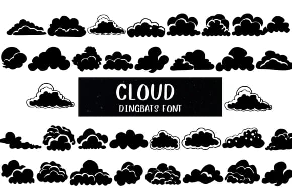 Cloud by Nongyao — Dingbats Font