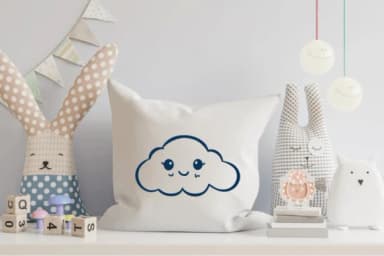 Cloud Cute by Nun Sukhwan — Dingbats Font — thumbnail 4