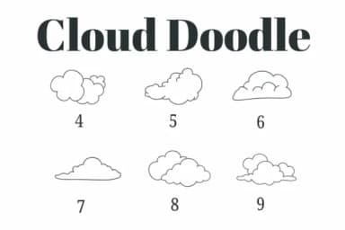 Cloud Doodle by Suphitchaya — Dingbats Font — thumbnail 4