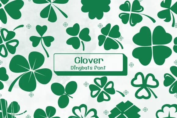 Clover by Ketsarin — Dingbats Font