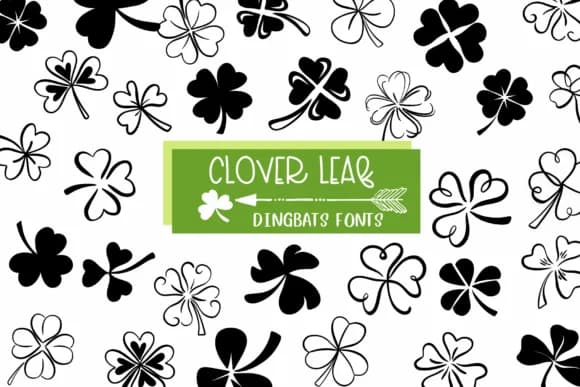 Clover Leaf by Sirinart — Dingbats Font