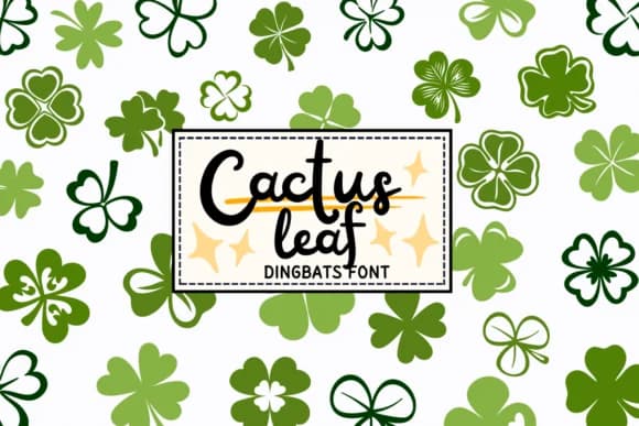 Clover Leaf by PraewDesigns — Dingbats Font