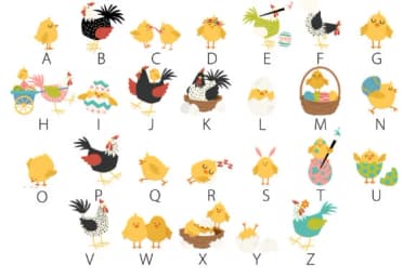 Clucks and Peeps by Illustration Ink — Dingbats Font — thumbnail 4