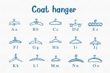 Coat Hanger by Nongyao — Dingbats Font — thumbnail 2
