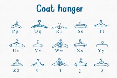 Coat Hanger by Nongyao — Dingbats Font — thumbnail 3