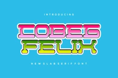 Cobeg Felix by brahamb78 — Slab Serif Font — thumbnail 1