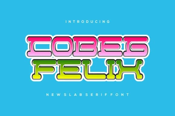 Cobeg Felix by brahamb78 — Slab Serif Font
