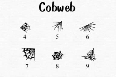 Cobweb by Nongyao — Dingbats Font — thumbnail 4