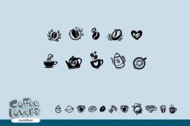 Cofee Lovers by onoborgol — Dingbats Font — thumbnail 4