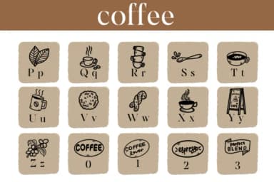 Coffee by Bee piyanuch — Dingbats Font — thumbnail 3