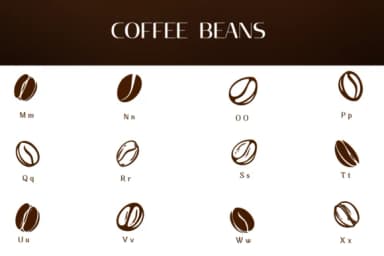 Coffee Beans by Heartcraft Atelier — Dingbats Font — thumbnail 3